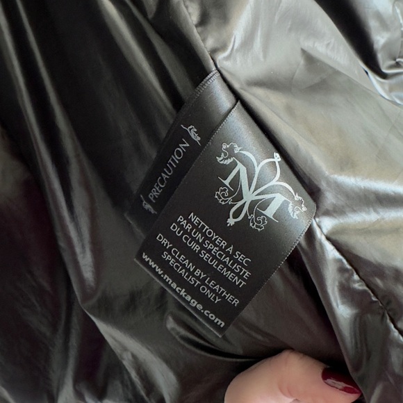 Mackage puffer jacket coat - Picture 8 of 9